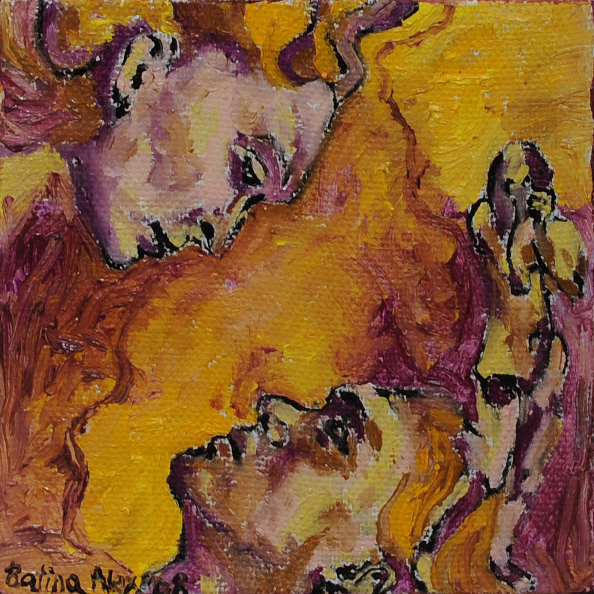 BatinaAlex_One_another_I_20x20cm_oil_on_canvas_2008