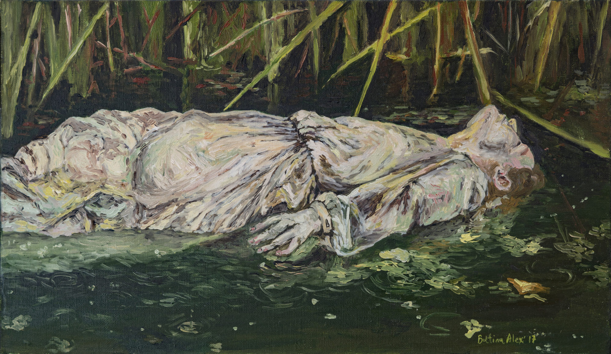 BatinaAlex_Ophelia_27x46cm_oil_on_canvas_2017