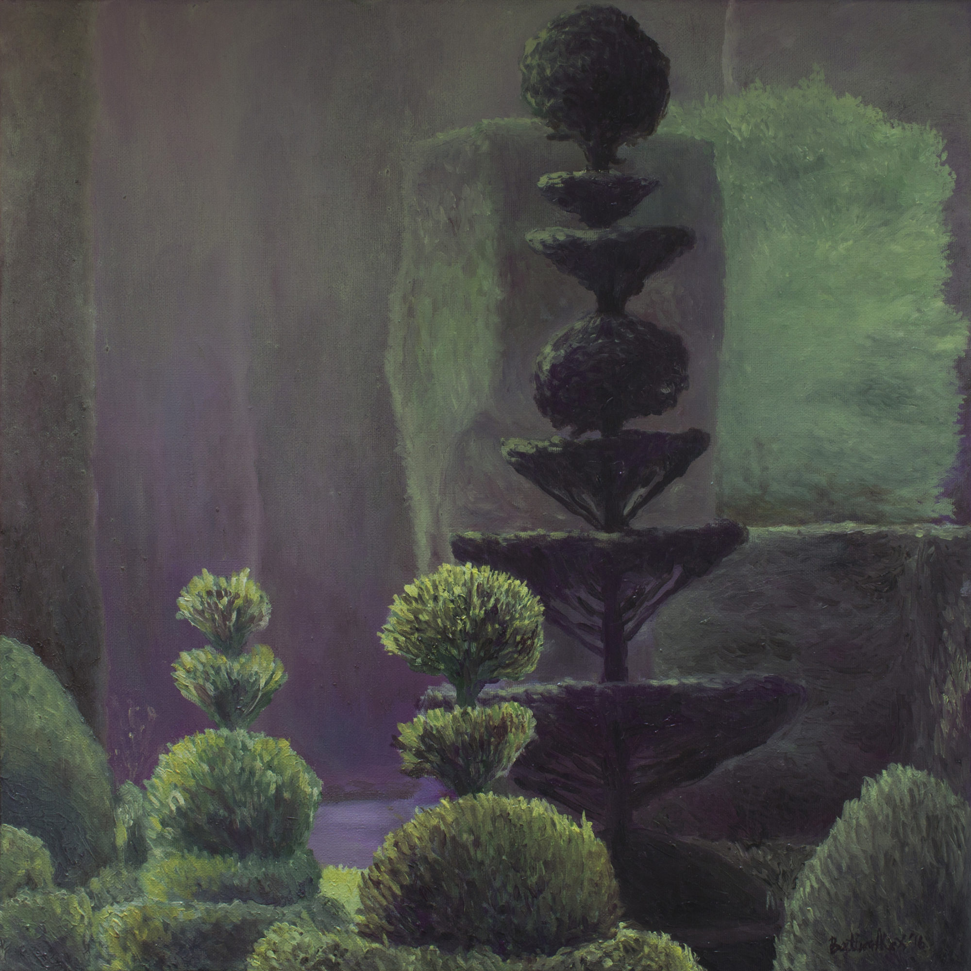BatinaAlex_The_box_trees_I_50x50cm_oil_on_canvas_2016